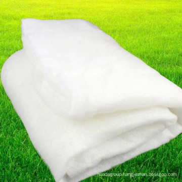100% Polyester artificial snow blanket fabric outdoor new fallen snow blanket roll use for display